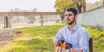 El cantante Maxi Palacios