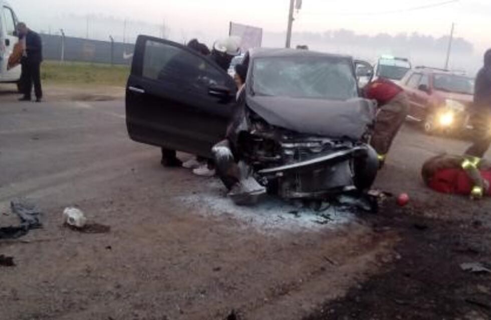 Una mujer muerta y dos personas heridas por un choque en cadena en Ezeiza