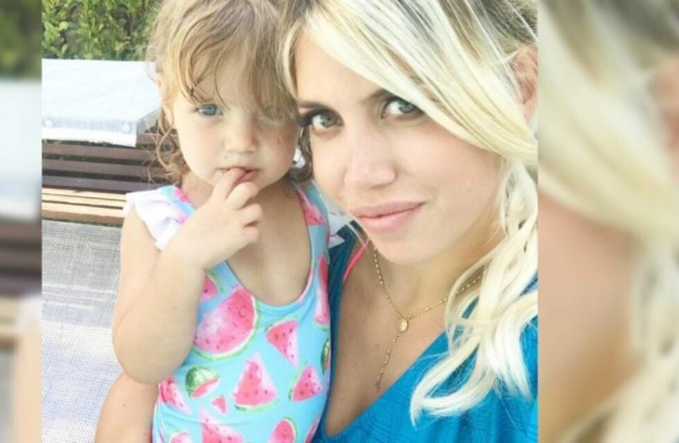 El asqueroso video de Wanda Nara con su hija Isabella