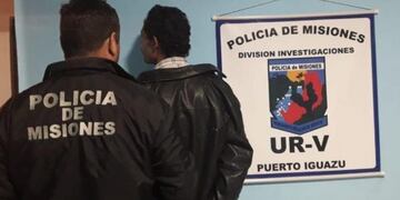 Detuvieron al sospechoso de haber asesinado a su suegra\u002E (Foto: Policía de Misiones)