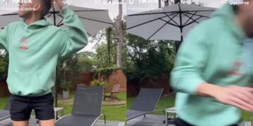 TikTok\u002E cae un arbol mientras baila