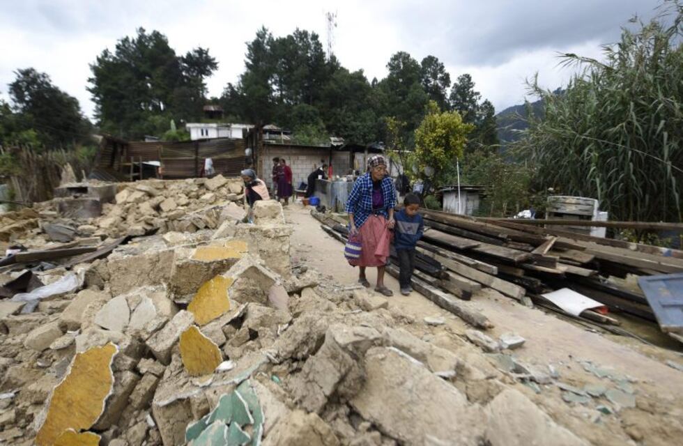 Por el terremoto en México, hay más de 4.700 afectados en Guatemala