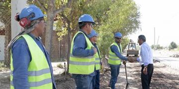 Avanza la pavimentación de 12 de Septiembre