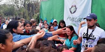 Niños de Puerto Vicentini celebraron su día\u002E (Data Chaco)\u002E