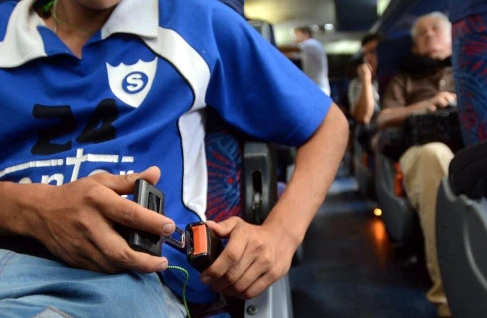 Son obligatorios, pero no verifican el uso de los cinturones de seguridad en los micros