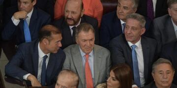 Juan Schiaretti en la asunción de Alberto Fernández\u002E