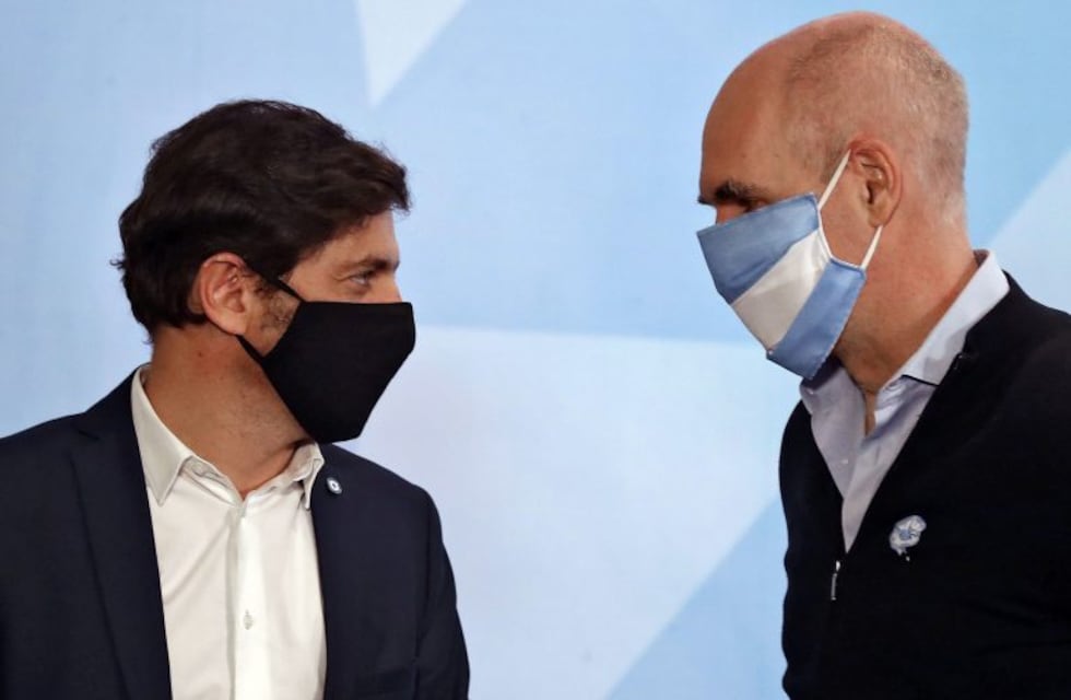 Horacio Rodríguez Larreta y Axel Kicillof analizaron la situación sanitaria en el AMBA