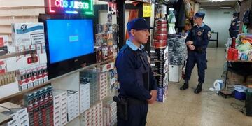 Los allanamientos se registraron este viernes, en la Galería Norte\u002E