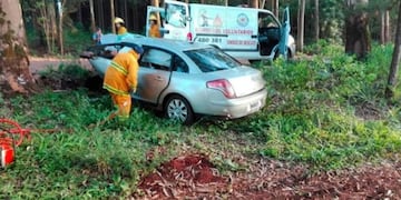 En el Citroen viajaban una pareja con cuatro menores, la madre falleció en el acto\u002E