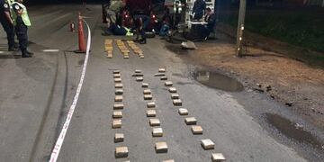 Operativo puesto caminero Paso Telégrafo