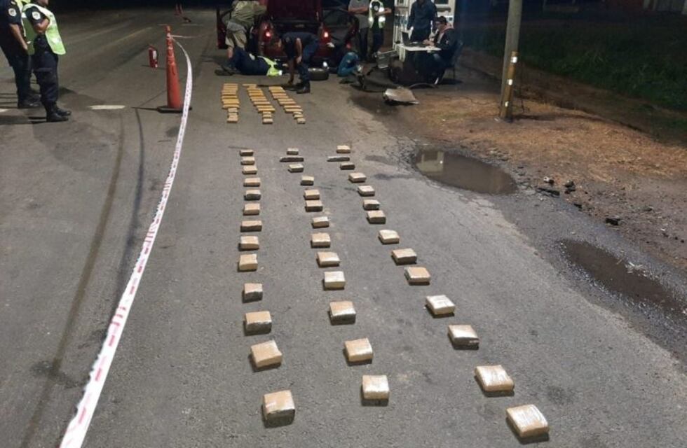 Ingresó a Entre Ríos con más de 50 kilos de marihuana y fue detenido