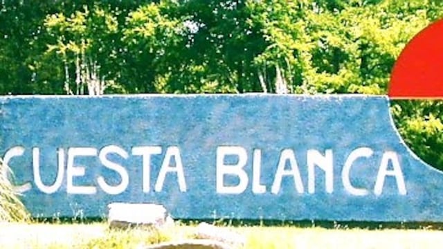 Cuesta Blanca\u002E (Foto: Comuna de Cuesta Blanca)\u002E