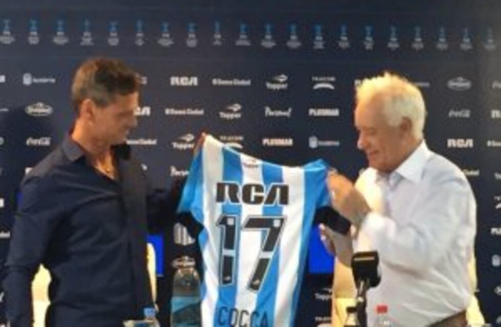Cocca fue presentado como nuevo DT de Racing: "Desde el día que me fui ya sabía que quería volver"