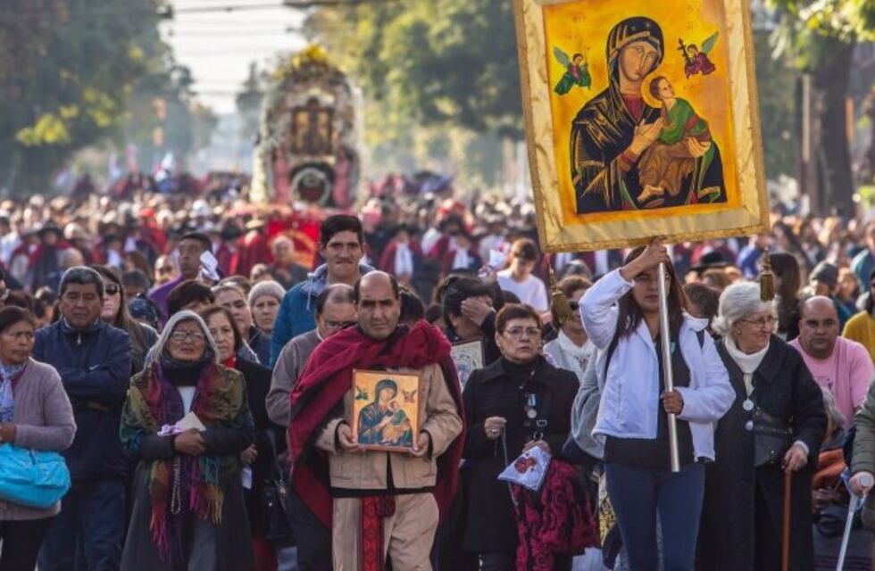 La procesión de la virgen del Perpetuo Socorro se hará en auto