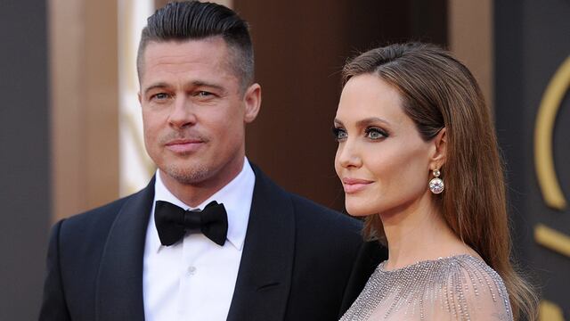 Brad Pitt y Angelina Jolie.