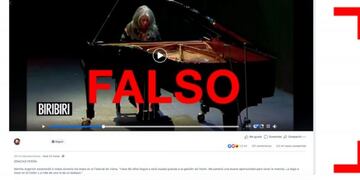 No, no es real este video de Martha Argerich tocando la marcha peronista