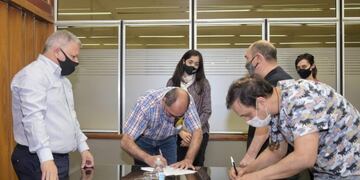 El intendente Benedetti llegó a un acuerdo con los Veterinarios de Arroyito