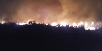 Incendio forestal Villa del Rosario
