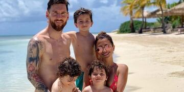 Antonela Roccuzzo se despidió de las vacaciones con una postal familiar