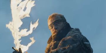 Beric Dondarrion y su espada de fuego\u002E