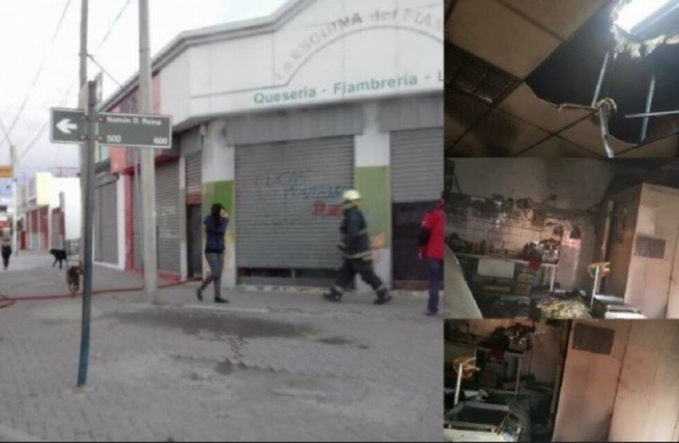 El incendio podría haber sido provocado por un intento de robo