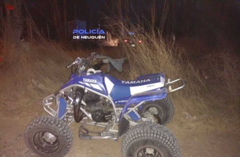 Un hombre murió luego de chocar en su cuatriciclo contra un árbol en Plottier