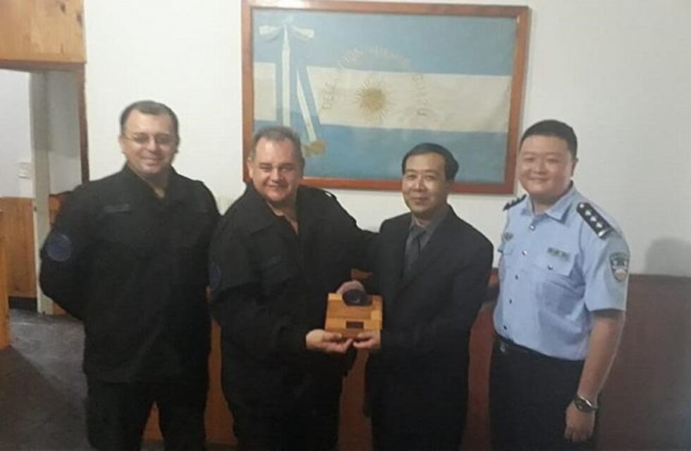 Autoridades del Ministerio de Seguridad de China, de paso por Iguazú