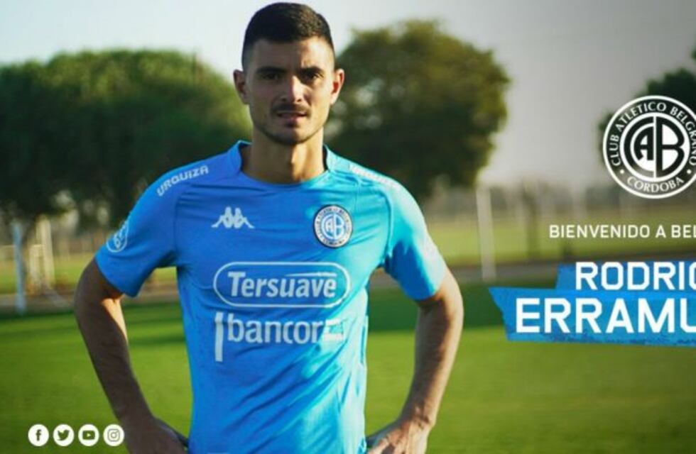 Rodrigo Erramuspe ya es jugador de Belgrano