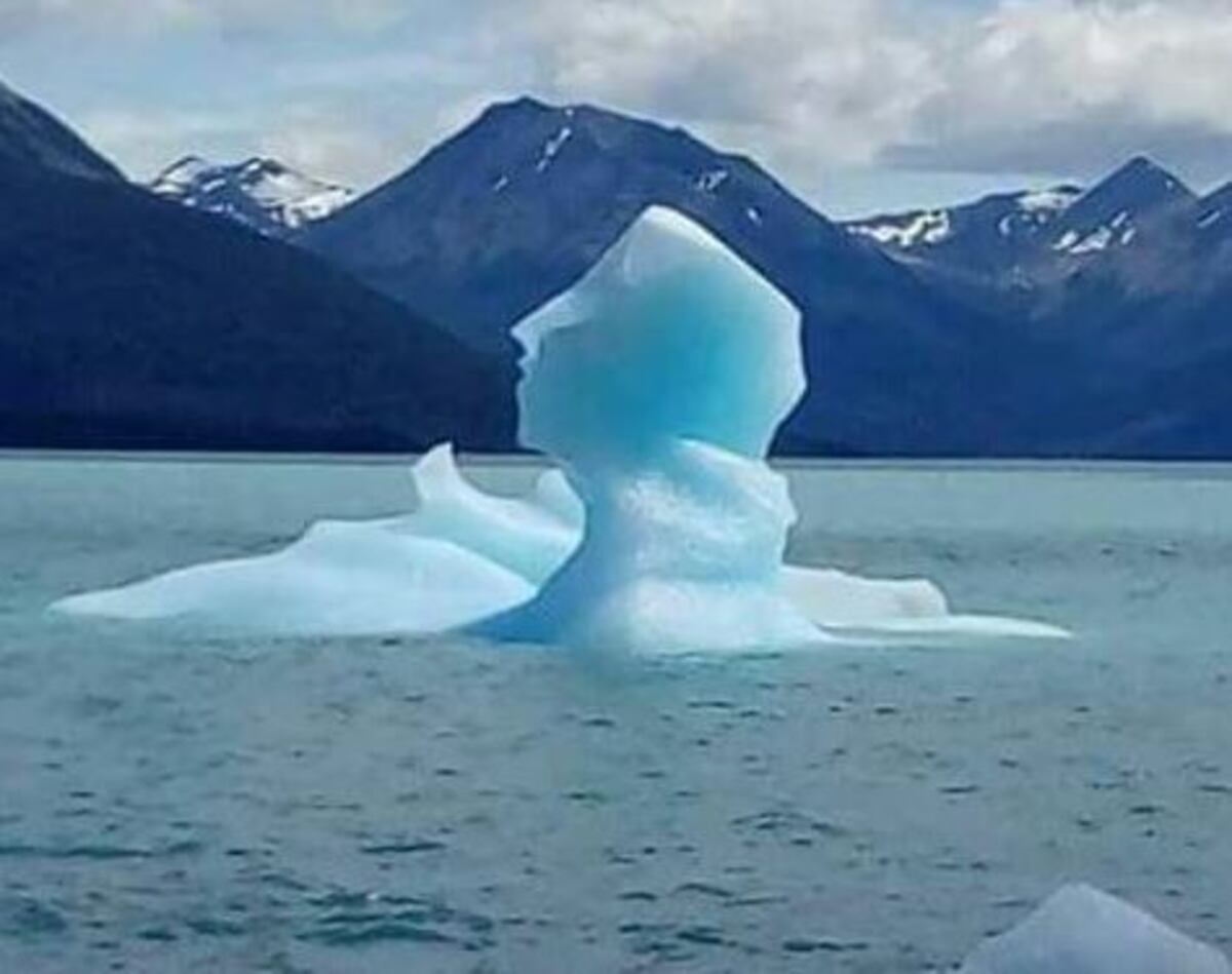 Una senadora vio la cara de Néstor en un iceberg