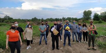 Ampliación La Toma: denuncian usurpación de terrenos