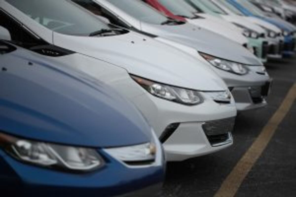 LYONS, IL - OCTOBER 25: Chevrolet Cruze cars are offered for sale at Jack Phelan Chevrolet on October 25, 2016 in Lyons, Illinois. General Motors Co. doubled net income to a record $2.8 billion in the third quarter, driven by strong truck sales in the U.S