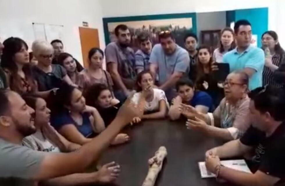 La secretaria de Vivienda de San Luis recibió a los manifestantes