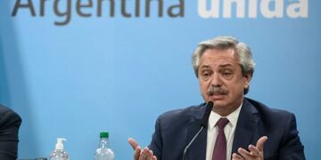 Alberto Fernández anunció la intervención y expropiación del Grupo Vicentín\u002E (Foto: Presidencia)