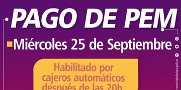 Confirmaron el pago a los PEM para esta tarde a las 20 horas