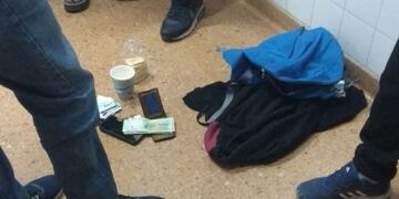 Droga en el hospital de Villa mercedes