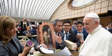 Paredes Urquiza visitó al Papa Francisco
