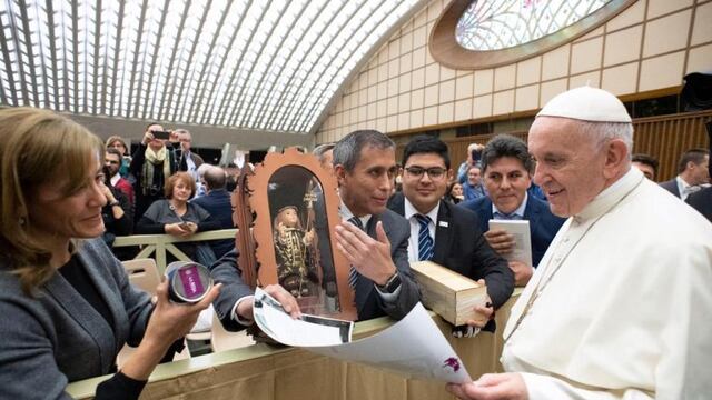 Paredes Urquiza visitó al Papa Francisco