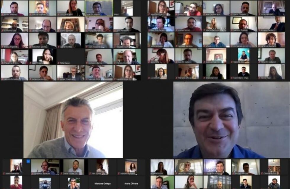 Macri encabezó reunión virtual con referentes mendocinos del PRO