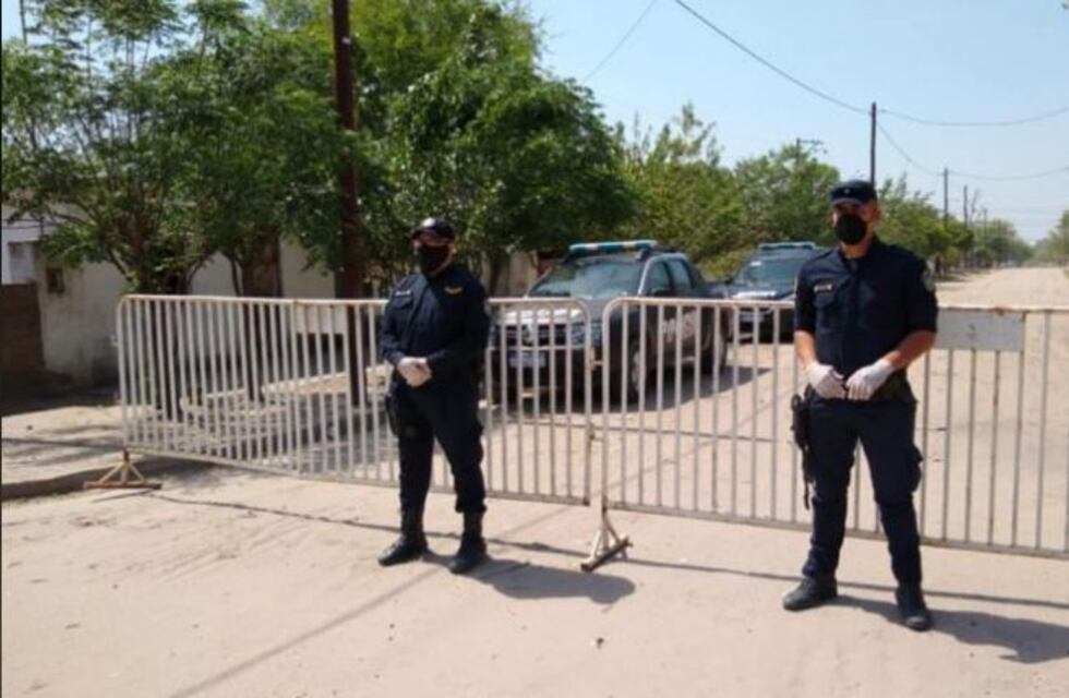 Aislamiento del barrio Arenales en Beltrán