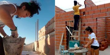 Dos hermanas lograron construir su propia casa\u002E Foto: El Once