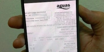 Factura digital de Aguas Santafesinas