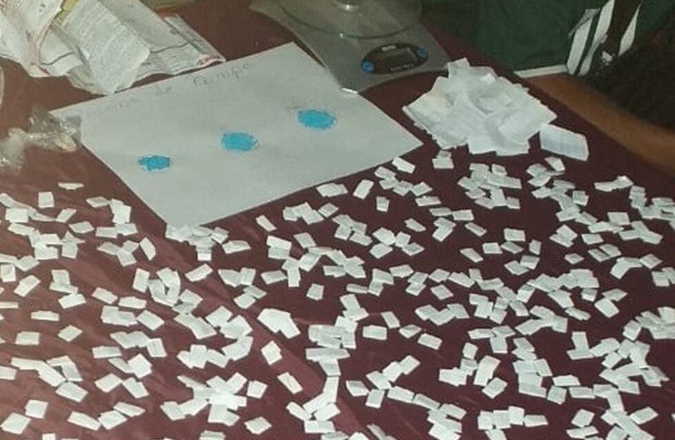 Secuestraron 500 "ravioles" de cocaína en Alderetes
