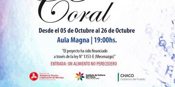 Ayer comenzó una nueva edición del Octubre Coral organizado por la UTN\u002E (Prensa UTN)