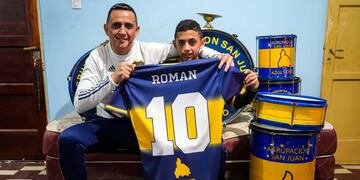 Un sanjuanino fanático de Boca cumplirá su sueño junto a su hijo y estará en la despedida de Juan Román Riquelme