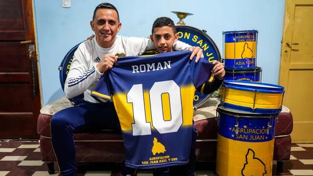 Un sanjuanino fanático de Boca cumplirá su sueño junto a su hijo y estará en la despedida de Juan Román Riquelme