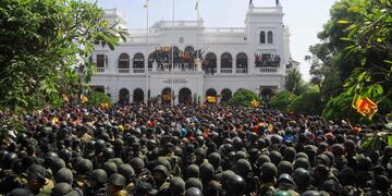 Crisis política en Sri Lanka.