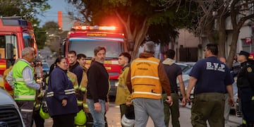 Incendio en el Hospital San Roque.