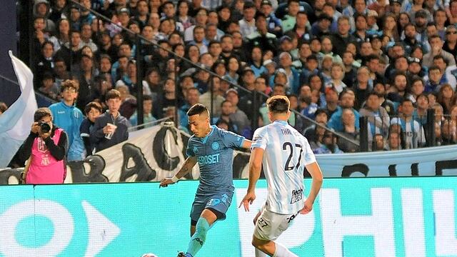 Racing festejó ante Atlético Tucumán. Foto: @RacingClub