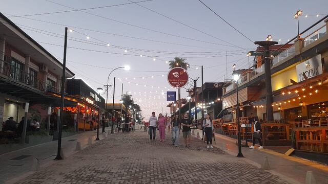 Av. Brasil en Puerto Iguazú