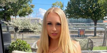 Fanny Stollár, la tenista húngara de 23 años que deslumbra en Instagram.